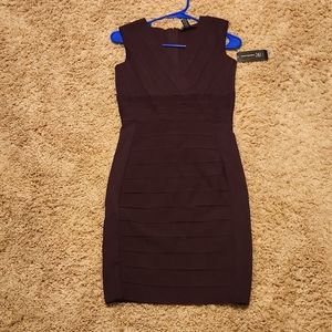 INC International Concepts Raisin form fitted cocktail dress Size M Never worn